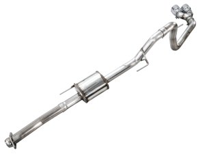Ford F-150 Performance Exhaust - Side Exit - AWE Tuning - Cat-Back, 0FG with 180 Technology - Chrome Silver - `21-`25